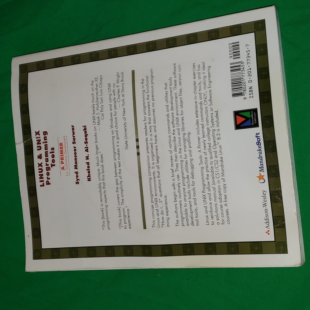 Linux & Unix Programming Tools and Wicked Cool Shell Scripts Paper Back Books - Picture 3 of 9